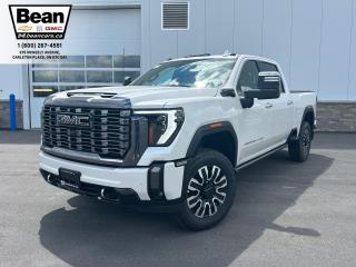 New 2024 GMC Sierra 2500 HD Denali Ultimate DURAMAX 6.6L V8 WITH REMOTE START/ENTRY, HEATED SEATS, HEATED STEERING WHEEL, VENTILATED SEATS, SUNROOF, MULTI-PRO TAILGATE, MASSAGING SEATS for sale in Carleton Place, ON