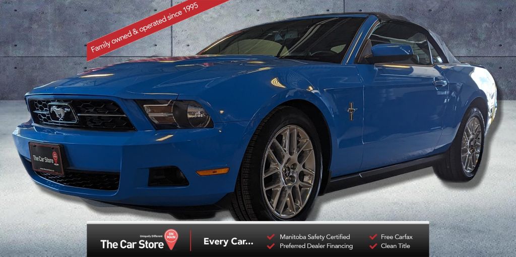Used 2010 Ford Mustang V6 Pony Pkg, Leather, SHAKER Audio, NO ACCIDENTS ! for Sale in Winnipeg, Manitoba