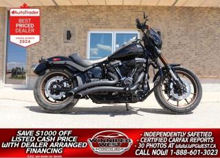 Used 2020 Harley-Davidson Low Rider ST 114 M8, BLACK OUT, EXTRAS, FLAWLESS,ONLY $138 B/W* for sale in Headingley, MB