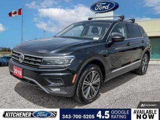 Used 2018 Volkswagen Tiguan Highline LEATHER | SUNROOF | HEATED SEATS for sale in Kitchener, ON