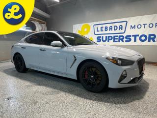 Used 2020 Genesis G70 2.0T * Sunroof * Leather * Genesis Connected * Projection Mode * Android Auto/Apple CarPlay * Heated Mirrors * All Season Floor Mats *  Premium Lexic for sale in Cambridge, ON
