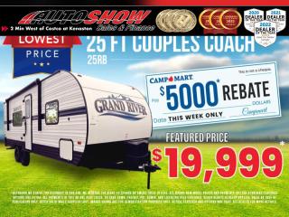 New 2024 Grand River 25RB 25 Foot Couples Coach - $19,999 New!! 5-Sleeper! for sale in Winnipeg, MB