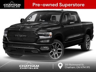 Used 2019 RAM 1500 Sport SPORT NAVIGATION SPORT HOOD ONE OWNER TRADE for sale in Chatham, ON