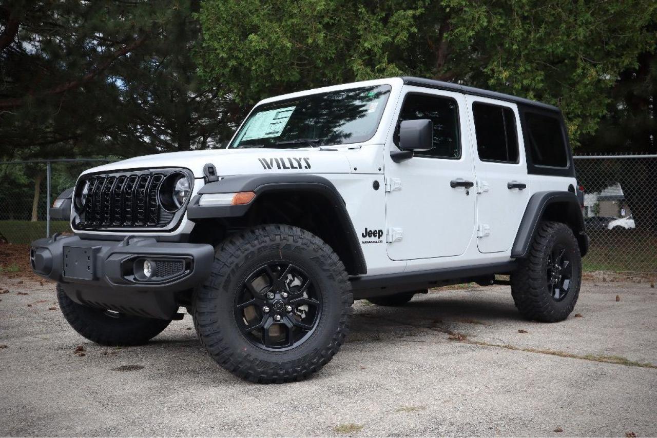 New 2024 Jeep Wrangler Willys 4 Door 4x4 for sale in Waterloo, ON