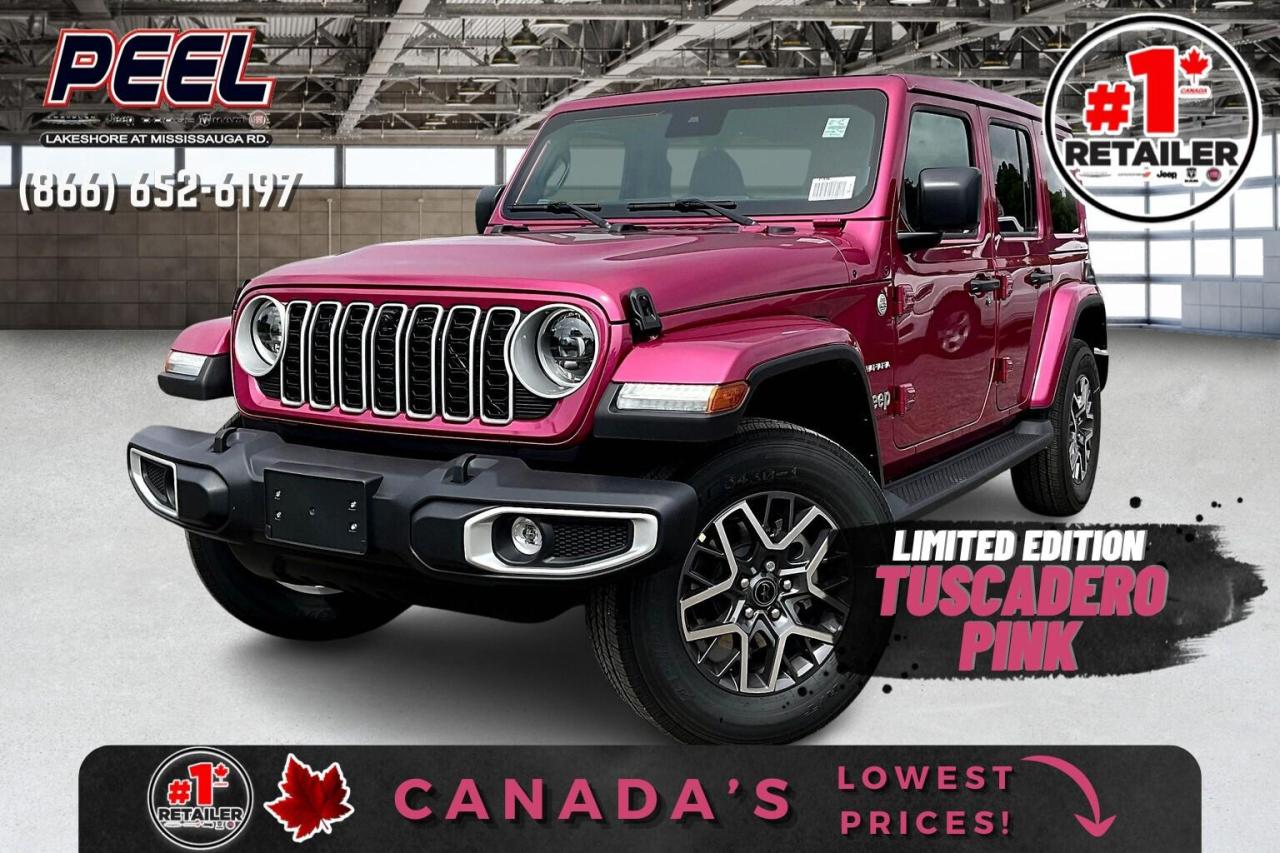 New 2024 Jeep Wrangler SAHARA 4DR | Sky Top | Leather | Safety&Tech Grp for sale in Mississauga, ON