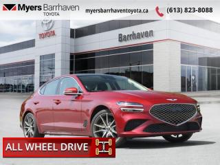 Used 2022 Genesis G70 3.3T Advanced  - Cooled Seats - $306 B/W for sale in Ottawa, ON