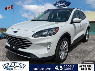 Used 2022 Ford Escape Titanium ONE OWNER | LEATHER | MOONROOF for sale in Waterloo, ON