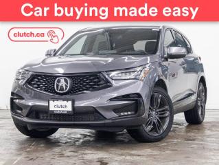 Used 2020 Acura RDX A-Spec AWD w/ Apple CarPlay, Heated & Ventilated Front Seats, Nav for sale in Toronto, ON