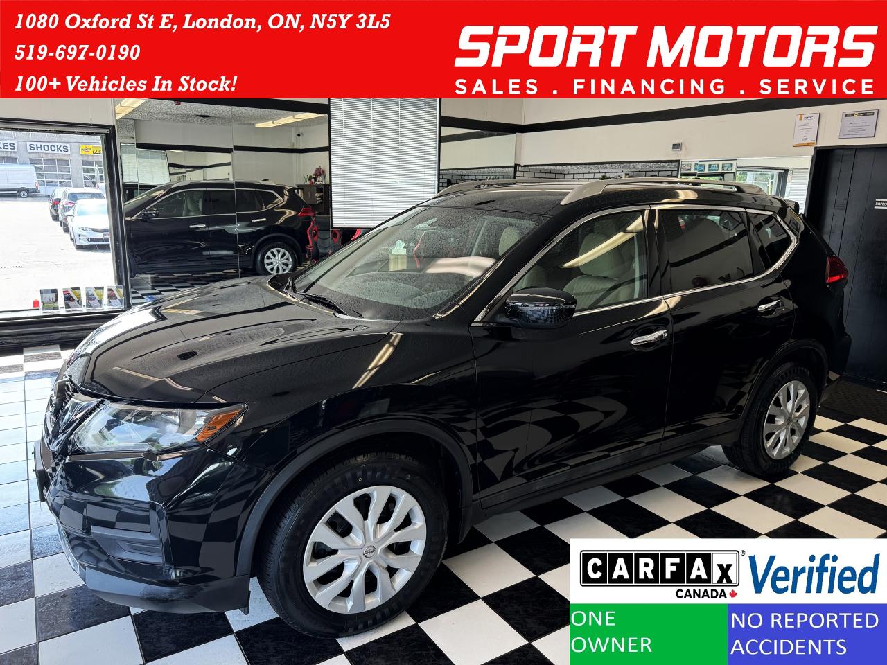 2017 Nissan Rogue SV+Camera+Heated Seats+A/C+CLEAN CARFAX