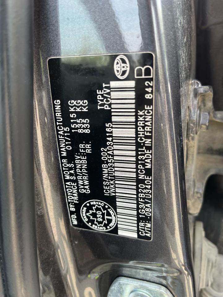 2015 Toyota Yaris 5dr HB Auto Photo