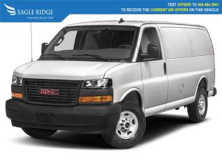 2024 GMC Savana 2500 Air Conditioning, Delay-off headlights, Emergency communication system, Full-Length Black Rubberized-Vinyl Floor Covering, Low tire pressure warning, Power steering, Seat-Mounted & Roof-Rail Side-Impact Airbags, Trip computer