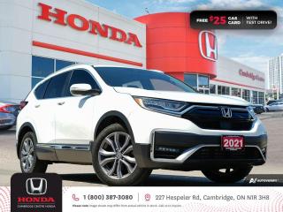 Used 2021 Honda CR-V Touring GPS NAVIGATION | REARVIEW CAMERA | APPLE CARPLAY™/ANDROID AUTO™ for sale in Cambridge, ON