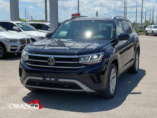 Used 2021 Volkswagen Atlas 3.6L Clean CarFax! Leather Interior! Pano Roof! for sale in Whitby, ON