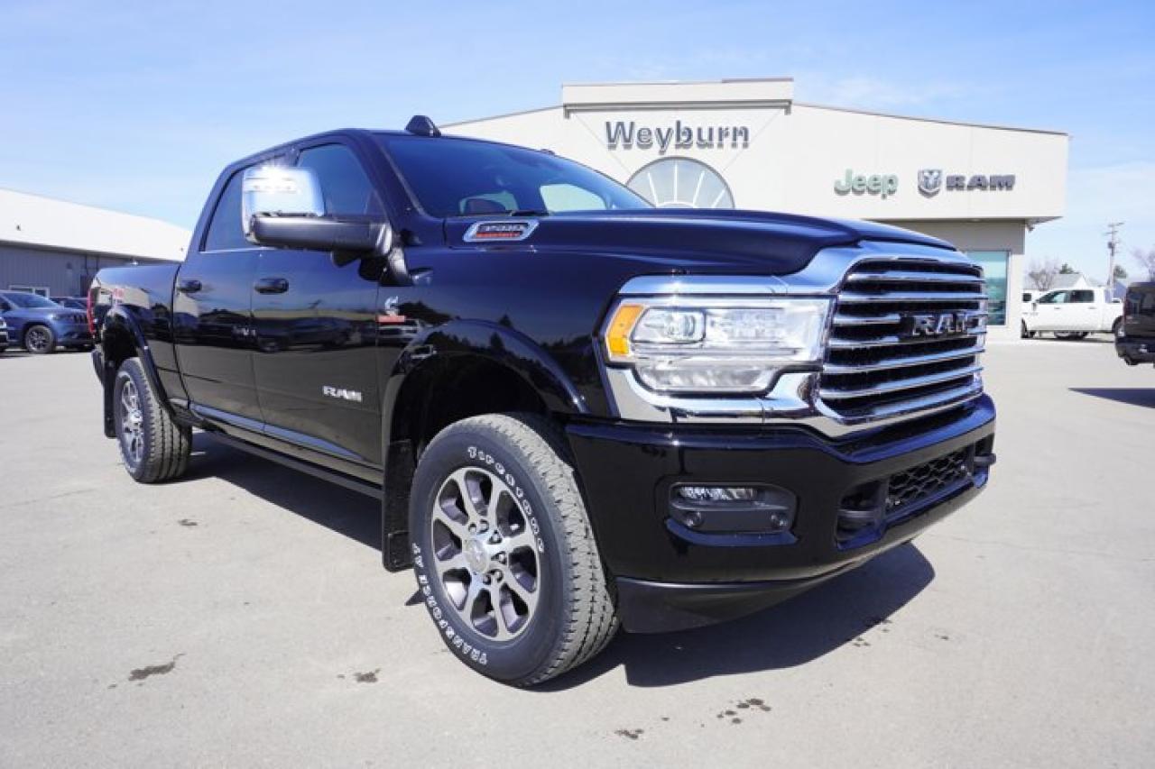 New 2024 RAM 3500 Limited Longhorn | 6.7L CUMMINS! | Wireless Charger | Sunroof | Cowboy Style Interior! for sale in Weyburn, SK