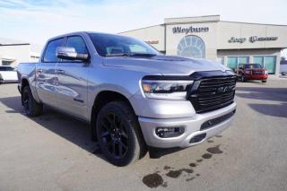 New 2024 RAM 1500 Sport | Leather Heated/Vented Seats! | Night Edition | Pano Roof | Power Boards for sale in Weyburn, SK
