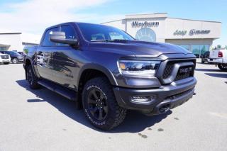 New 2024 RAM 1500 Rebel | RAM BOXES! | Night Edition | Bed Liner | Pano Roof | Cooled/Heated Leather! for sale in Weyburn, SK