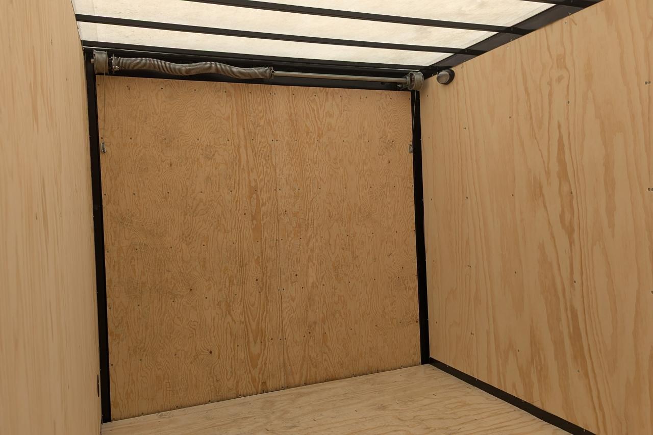 2024 Canadian Trailer Company 7x14 V Nose Cargo Trailer Steel tandem axle Photo8