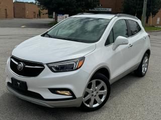 *BRAND NEW BRAKES* **FULLY LOADED* CERTIFIED* * *BLUETOOTH* *BACKUP CAMERA*<div><br></div><div> | Next day delivery available | Carproof Verified Clean Title Car</div><div><br></div><div>Year: 2018</div><div>Make: BUICK </div><div>Model: ENCORE </div><div>Kms: 78,320</div><div>Price: 17,480$</div><div><br></div><div>Sport empire cars </div><div>Don’t miss your chance of getting into this gorgeous loaded crossover. Up for sale is the eye catching 2018 Buick encore with only 78,320KMS!! For the low price of $17,480+HST and licensing. Vehicle is being sold SAFETY CERTIFIED§!!! Professionally detailed safety certified ready to go! Vehicle is in great shape. Car is equipped with numerous attractive features such as back up camera, heated seats push button start and many more!! Perfect combination of reliability, comfort and luxury.</div>