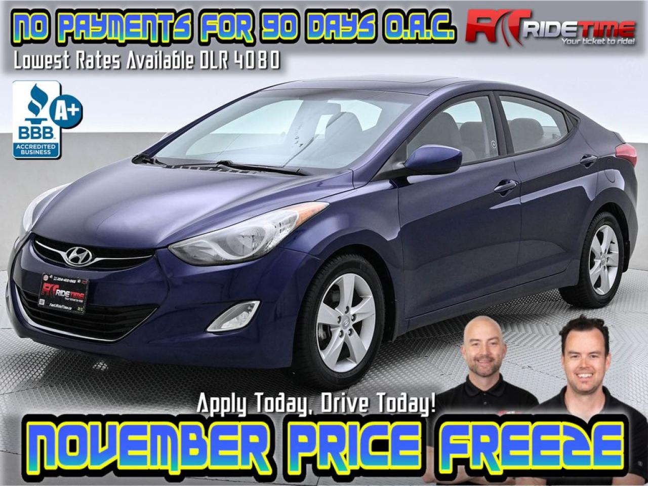 Used 2013 Hyundai Elantra GLS for sale in Winnipeg, MB