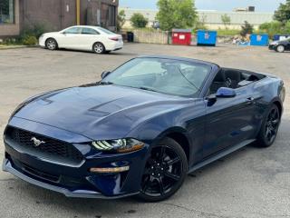 *CONVERTIBLE* *ECOBOOST* *LOW LOW KMS * BRAND NEW BRAKES* CERTIFIED* * *BLUETOOTH* *BACKUP CAMERA* <div><br></div><div>| Next day delivery available | Carproof Verified Clean Title Car</div><div><br></div><div>Year: 2020</div><div>Make: mustang</div><div>Model: ecoboost </div><div>Kms: 37,320</div><div>Price: 28,880$ </div><div><br></div><div>Sport empire cars </div><div>Don’t miss your chance of getting into this gorgeous convertible coupe. Up for sale is the eye catching 2020 mustang ecoboost convertible with only 37,320 KMS!! For the low price of $28,880+HST and licensing. Vehicle is being sold SAFETY CERTIFIED§!!! Professionally detailed safety certified ready to go! Vehicle is in great shape. Car is equipped with numerous attractive features such as back up camera, heated seats push button start and many more!! Perfect combination of reliability, comfort</div>