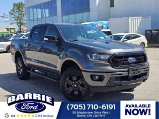 Used 2019 Ford Ranger Lariat 2.3L ECOBOOST | 10-SPEED AUTO | TECH PACKAGE | BLACK APPEARANCE PACKAGE for sale in Barrie, ON