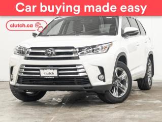 Used 2017 Toyota Highlander Limited AWD w/ Heated & Ventilated Front Seats, Heated 2nd Row Seats, Around View Camera for sale in Toronto, ON