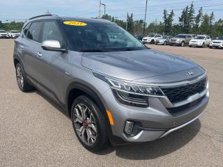 <span>In the world of small crossovers, the 2021 Kia Seltos offers more space, more features, more technology, and more power than its key rivals. In the Seltos SX, thats all true times two. The 2021 Kia Seltos SX is the top tier of this top notch utility vehicle.</span>




<span>That means luxury components are taken to an entirely different level: Bose audio, heads-up display, rain-sensing wipers, 18-inch alloys, navigation on a 10.25 screen, sunroof, and power front seats that are heated and cooled. The Seltos SX also utilizes a distinct powerplant, a turbocharged unit with an extra 29 horsepower and a total of 195 lb-ft of torque. </span>




<span>The Seltos SX is absolutely stuffed full of tech, as well: blind spot monitoring, Apple CarPlay/Android Auto, lane keeping assist, proximity access/pushbutton start, remote start, automatic climate control, heated steering wheel, wireless charging, adaptive cruise control, and so much more.</span>




<span style=font-weight: 400;>Thank you for your interest in this vehicle. Its located at Centennial Nissan, 30 Nicholas Lane, Charlottetown, PEI. We look forward to hearing from you - call us at 1-902-892-6577.</span>