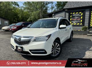 Prestige Motors Midland<br/>  <br/> 2014 Acura MDX Technology EntertainmentAll-Wheel Drive, 7 Seater <br/> VIN# 5FRYD4H67EB506455 <br/> $17,497.00 + HST & LIC <br/> <br/>  <br/> View Our Online Showroom 24/7 Cant make it to our dealership right away? No problem! Browse our online showroom 24/7 @ www.prestigemotors.ca to discover more quality vehicles. <br/> <br/>  <br/> Financing Available O.A.C.  Apply online today!<br/>  <br/> Welcome to Prestige Motors - Your Trusted Family-Owned Dealership in Midland!At Prestige Motors, were a family-owned and operated business proudly serving Midland for over two decades. Our commitment is to provide you with a seamless and straightforward vehicle buying experience. We pride ourselves on offering a friendly, no-pressure environment and a diverse range of vehicles to suit your needs. <br/>   <br/> Why Choose Prestige Motors?- All our vehicles are sold and priced as CERTIFIED, with no hidden fees. <br/> - The advertised price is what you pay, plus any applicable HST and license costs. <br/> - Get a FREE Carfax Canada Report with your new vehicle purchase! <br/> <br/>  <br/> Extended Warranties Available:For added peace of mind, we offer extended warranties through Lubrico, tailored to your driving habits and budget. <br/> <br/>  <br/> Trade-In Your Vehicle:Considering a trade-in? Let us know, and well assist you in finding the best deal. <br/> <br/>  <br/> Contact Us:Ready to explore this Acura MDX or any other vehicle in our inventory? Get in touch with us today via e-mail, phone, or visit us in person. <br/> <br/>  <br/> Thank you for considering Prestige Motors for your automotive needs. We look forward to helping you find your next ride!
