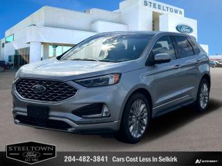 Used 2020 Ford Edge Titanium  - Leather Seats -  Premium Audio for sale in Selkirk, MB