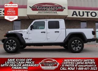 Used 2022 Jeep Gladiator RUBICON EDITION 4X4  LEATHER LOADED & LIKE NEW!! for sale in Headingley, MB