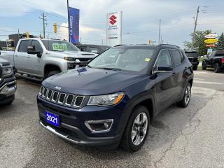 Used 2021 Jeep Compass Limited 4x4 ~Bluetooth ~Backup Camera ~Leather for sale in Barrie, ON