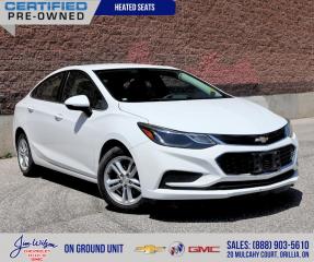Recent Arrival!


Odometer is 5550 kilometers below market average!

White 2017 Chevrolet Cruze LT Turbo 4D Sedan FWD
6-Speed Automatic 1.4L DOHC


Did this vehicle catch your eye? Book your VIP test drive with one of our Sales and Leasing Consultants to come see it in person.

Remember no hidden fees or surprises at Jim Wilson Chevrolet. We advertise all in pricing meaning all you pay above the price is tax and cost of licensing.


Reviews:
  * Most owners report a nicely sorted ride and handling equation for a car that feels light and lively in motion, and excellent feature content for the dollar. A glance at past test drive notes saw this writer praising a 2018 Cruze hatchback for a more solid-feeling and quiet drive on the highway than a comparable Honda Civic. Plenty of approachable connectivity tech helped round out the package. Source: autoTRADER.ca