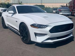 <p>THE 2021 MUSTANG GT PREMIUM PACKAGE FULLY LOADED WITH 36000 KM DRIVEN LEATHER AND HEATED SEATS, DIGITAL CLUSTER, MEMORY SEATS, LIN LOCK, AMBIENT LIGHTING, 10-SPEED AUTOMATIC TRANSMISSION, PEDAL SHIFTERS, UPGRADES 20 INCH ALLOY WHEELS AFTERMARKET, GT500 SPOILER, UPGRADED EXHAUST, COMES CERTIFIED.</p>