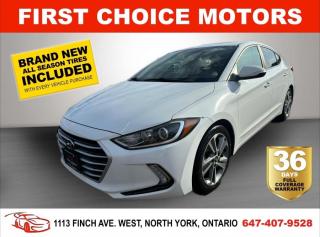 Used 2017 Hyundai Elantra GLS ~AUTOMATIC, FULLY CERTIFIED WITH WARRANTY!!!!~ for sale in North York, ON