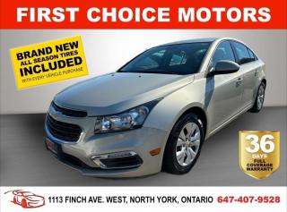 Used 2015 Chevrolet Cruze LT ~AUTOMATIC, FULLY CERTIFIED WITH WARRANTY!!!!~ for sale in North York, ON