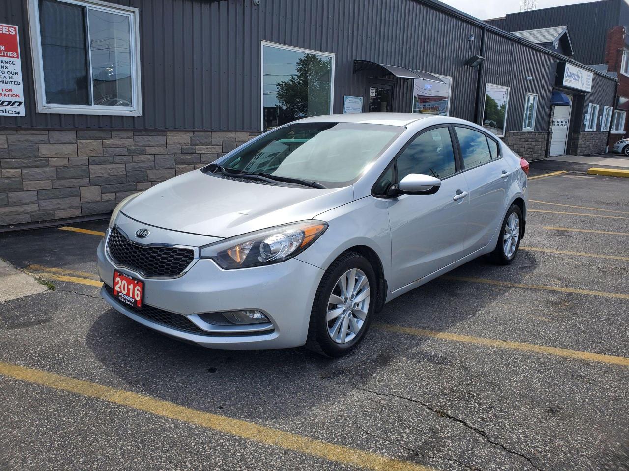 Used 2016 Kia Forte LX PLUS-HEATED SEATS-BLUETOOTH-ALLOY WHEELS for sale in Tilbury, ON