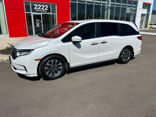 <strong>Certified 2023 Honda Odyssey EX-L </strong>




<strong>Vehicle Information:</strong>

<ul>
<li><strong>Model:</strong> 2023 Honda Odyssey EX-L Certified</li>
<li><strong>Exterior Color:</strong> Platinum White Pearl</li>
<li><strong>Interior Color:</strong> Black Leather</li>
</ul>



<strong>Key Features:</strong>

<ul>
<li><strong>Engine:</strong> 3.5L V6 SOHC i-VTEC</li>
<li><strong>Transmission:</strong> 10-Speed Automatic</li>
<li><strong>Drive Type:</strong> Front-Wheel Drive</li>
</ul>



<strong>Interior Features:</strong>

<ul>
<li>Leather-Trimmed Seats</li>
<li>Heated Front Seats</li>
<li>Heated Steering Wheel</li>
<li>Remote Start</li>
<li>Push button start</li>
<li>Power Front Seats with Driver’s Memory Seat</li>
<li>Tri-Zone Automatic Climate Control</li>
<li>Power Sliding Doors</li>
<li>Power Tailgate with Programmable Height</li>
<li>CabinTalk In-Car PA System</li>
<li>8-Inch Display Audio Touch-Screen</li>
<li>Apple CarPlay and Android Auto Integration</li>
<li>Rear Entertainment System with Blu-Ray Player</li>
<li>11-Speaker Premium Audio System</li>
<li>Wi-Fi Hotspot Capability </li>
</ul>



<strong>Safety Features:</strong>

<ul>
<li>Honda Sensing Safety Suite:
<ul>
<li>Collision Mitigation Braking System (CMBS)</li>
<li>Road Departure Mitigation System (RDM)</li>
<li>Adaptive Cruise Control (ACC)</li>
<li>Lane Keeping Assist System (LKAS)</li>
</ul>
</li>
<li>Multi-Angle Rearview Camera</li>
<li>Blind Spot Information System (BSI) with Cross Traffic Monitor</li>
<li>Parking Sensors (Front and Rear)</li>
<li>Advanced Airbag System</li>
</ul>



<strong>Warranty:</strong>

<ul>
<li><strong>Certified Pre-Owned Warranty:</strong>
<ul>
<li>7-year/160,000-Km Powertrain Warranty</li>
<li>182-point Inspection</li>
</ul>
</li>
</ul>



<strong>Condition: Certified Pre-Owned</strong>

<ul>
<li><strong>Recent Services</strong>
<ul>
<li>Synthetic Oil Change</li>
<li>Engine/Cabin Filters</li>
<li>Transmission Fluid Change</li>
<li>Brake Service</li>
<li>Timing Belt Replaced</li>
<li>New All Season Tires</li>
</ul>
</li>
</ul>



Experience the ultimate family vehicle with the 2023 Honda Odyssey EXL. Combining comfort, technology, and safety, this minivan is designed to make every journey enjoyable and stress-free. Whether youre running errands around town or embarking on a road trip, the Odyssey EXL offers unparalleled versatility and convenience. Visit your local Honda dealer today for a test drive and see why the Odyssey is the perfect choice for your family.




<span>No Credit? Bad Credit? No Problem! Our experienced credit specialists can get you approved! No payments for 100 Days on approved credit. Forman Auto Centre specializes in quality used vehicles from all makes, as well as Certified Used vehicles from Honda and Mazda. We offer lots of financing options to get you the vehicle you want with the payment you need! TEXT: 204-809-3822 or Call 1-800-675-8367, click or visit us in person for your next vehicle! All Forman Auto Centre used vehicles include a no charge 30-day/2000km warranty!</span>