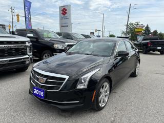 Used 2016 Cadillac ATS Standard AWD ~Leather ~Camera ~Bluetooth ~Moonroof for sale in Barrie, ON