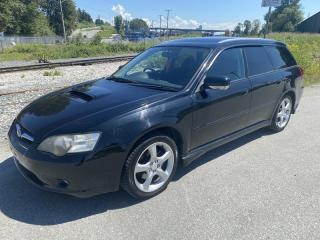2005 Subaru Legacy Right Hand Drive All Wheel Drive, 4 door, automatic, air conditioning, AM/FM radio, CD player, power door locks, power windows, power mirrors, black exterior, black interior, cloth. $7,810.00 plus $375 processing fee, $8,185.00 total payment obligation before taxes.  Listing report, warranty, contract commitment cancellation fee, financing available on approved credit (some limitations and exceptions may apply). All above specifications and information is considered to be accurate but is not guaranteed and no opinion or advice is given as to whether this item should be purchased. We do not allow test drives due to theft, fraud and acts of vandalism. Instead we provide the following benefits: Complimentary Warranty (with options to extend), Limited Money Back Satisfaction Guarantee on Fully Completed Contracts, Contract Commitment Cancellation, and an Open-Ended Sell-Back Option. Ask seller for details or call 604-522-REPO(7376) to confirm listing availability.