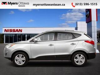 Compare at $5145 - Our Price is just $4995! <br> <br>   This Hyundai Tucson is your sidekick to life. It can handle anything you throw at it whether its running errands or going on a long adventure. This  2012 Hyundai Tucson is fresh on our lot in Ottawa. <br> <br>Out of all of your options for a compact crossover, this Hyundai Tucson stands out in a big way. The bold look, refined interior, and amazing versatility make it a capable, eager vehicle thats up for anything. It doesnt hurt that it comes with generous standard features and technology. For comfort, technology, and economy in one stylish package, look no further than this versatile Hyundai Tucson. This  SUV has 138,106 kms. Its  silver in colour  . It has a manual transmission and is powered by a  165HP 2.0L 4 Cylinder Engine. <br><br>All Pre-Owned vehicles come with one OEM key. We try to get both keys from previous owners, but this isnt always possible.<br> <br>To apply right now for financing use this link : <a href=https://www.myersottawanissan.ca/finance target=_blank>https://www.myersottawanissan.ca/finance</a><br><br> <br/><br>Get the amazing benefits of a Nissan Certified Pre-Owned vehicle!!! Save thousands of dollars and get a pre-owned vehicle that has factory warranty, 24 hour roadside assistance and rates as low as 0.9%!!! <br>*LIFETIME ENGINE TRANSMISSION WARRANTY NOT AVAILABLE ON VEHICLES WITH KMS EXCEEDING 140,000KM, VEHICLES 8 YEARS & OLDER, OR HIGHLINE BRAND VEHICLE(eg. BMW, INFINITI. CADILLAC, LEXUS...)<br> Come by and check out our fleet of 20+ used cars and trucks and 100+ new cars and trucks for sale in Ottawa.  o~o