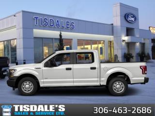 Check out the large selection of pre-owned vehicles at Tisdales today!<br> <br>   The Ford F-Series is the best-selling vehicle in Canada for a reason. Its simply the most trusted truck for getting the job done. This  2017 Ford F-150 is fresh on our lot in Kindersley. <br> <br>High-strength, military-grade aluminum construction in the body of this F-150 cuts out weight without sacrificing toughness. The drivetrain at the heart of the F-150 delivers the power and torque you need to get the job done. The perfect truck for work and play, this Ford gives you the power you need, the features you want, and the style you crave. This  crew cab 4X4 pickup  has 248,206 kms. Its  oxford white in colour  . It has an automatic transmission and is powered by a  385HP 5.0L 8 Cylinder Engine.  <br> To view the original window sticker for this vehicle view this <a href=http://www.windowsticker.forddirect.com/windowsticker.pdf?vin=1FTFW1EF7HKD04342 target=_blank>http://www.windowsticker.forddirect.com/windowsticker.pdf?vin=1FTFW1EF7HKD04342</a>. <br/><br> <br>To apply right now for financing use this link : <a href=http://www.tisdales.com/shopping-tools/apply-for-credit.html target=_blank>http://www.tisdales.com/shopping-tools/apply-for-credit.html</a><br><br> <br/><br>Tisdales is not your standard dealership. Sales consultants are available to discuss what vehicle would best suit the customer and their lifestyle, and if a certain vehicle isnt readily available on the lot, one will be brought in.<br> Come by and check out our fleet of 20+ used cars and trucks and 80+ new cars and trucks for sale in Kindersley.  o~o