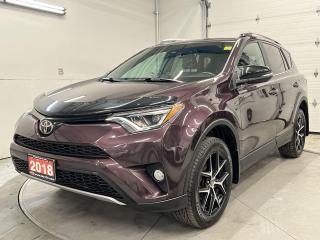 Used 2018 Toyota RAV4 SE AWD | SUNROOF | HTD LEATHER | NAV | REAR CAM for sale in Ottawa, ON