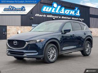 Come see this certified 2018 Mazda CX-5 GX WD, Heated Seats, Bluetooth, Rear Camera, Alloy Wheels and more! . Its Automatic transmission and 2.5 L engine will keep you going. . Stop by and visit us at Mark Wilsons Better Used Cars, 5055 Whitelaw Road, Guelph, ON N1H 6J4.60+ years of World Class Service!650+ Live Market Priced VEHICLES! ONE MASSIVE LOCATION!No unethical Penalties or tricks for paying cash!Free Local Delivery Available!FINANCING! - Better than bank rates! 6 Months No Payments available on approved credit OAC. Zero Down Available. We have expert licensed credit specialists to secure the best possible rate for you and keep you on budget ! We are your financing broker, let us do all the leg work on your behalf! Click the RED Apply for Financing button to the right to get started or drop in today!BAD CREDIT APPROVED HERE! - You dont need perfect credit to get a vehicle loan at Mark Wilsons Better Used Cars! We have a dedicated licensed team of credit rebuilding experts on hand to help you get the car of your dreams!WE LOVE TRADE-INS! - Top dollar trade-in values!SELL us your car even if you dont buy ours! HISTORY: Free Carfax report included.Certification included! No shady fees for safety!EXTENDED WARRANTY: Available30 DAY WARRANTY INCLUDED: 30 Days, or 3,000 km (mechanical items only). No Claim Limit (abuse not covered)5 Day Exchange Privilege! *(Some conditions apply)CASH PRICES SHOWN: Excluding HST and Licensing Fees.2019 - 2024 vehicles may be daily rentals. Please inquire with your Salesperson.