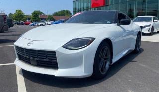 Check out this certified 2023 Nissan Z Sport Coupe, 6-Speed Manual, 3L Twin Turbo, CarPlay + Android, BSM & More! . Its Manual transmission and 3.0 L engine will keep you going. . Stop by and visit us at Mark Wilsons Better Used Cars, 5055 Whitelaw Road, Guelph, ON N1H 6J4.60+ years of World Class Service!650+ Live Market Priced VEHICLES! ONE MASSIVE LOCATION!No unethical Penalties or tricks for paying cash!Free Local Delivery Available!FINANCING! - Better than bank rates! 6 Months No Payments available on approved credit OAC. Zero Down Available. We have expert licensed credit specialists to secure the best possible rate for you and keep you on budget ! We are your financing broker, let us do all the leg work on your behalf! Click the RED Apply for Financing button to the right to get started or drop in today!BAD CREDIT APPROVED HERE! - You dont need perfect credit to get a vehicle loan at Mark Wilsons Better Used Cars! We have a dedicated licensed team of credit rebuilding experts on hand to help you get the car of your dreams!WE LOVE TRADE-INS! - Top dollar trade-in values!SELL us your car even if you dont buy ours! HISTORY: Free Carfax report included.Certification included! No shady fees for safety!EXTENDED WARRANTY: Available30 DAY WARRANTY INCLUDED: 30 Days, or 3,000 km (mechanical items only). No Claim Limit (abuse not covered)5 Day Exchange Privilege! *(Some conditions apply)CASH PRICES SHOWN: Excluding HST and Licensing Fees.2019 - 2024 vehicles may be daily rentals. Please inquire with your Salesperson.