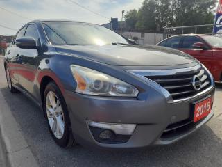 Used 2015 Nissan Altima 2.5 SL-LEATHER-SUNROOF-BK CAM-BLUETOOTH-AUX-ALLOYS for sale in Scarborough, ON