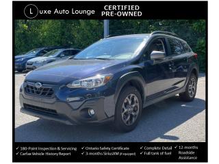 <p style=box-sizing: border-box; padding: 0px; margin: 0px 0px 1.375rem;>WOW!! Check out this practically new 2021 Subaru Crosstrek OUTDOOR edition!! ONLY 19,000KM!!! LOADED with everything including: leather interior, heated seats, heated steering wheel, blind spot monitor, dark-finish alloy wheels, touch-screen radio, back-up camera, bluetooth hands-free, SiriusXM satellite radio, push-button start and more!</p><p style=box-sizing: border-box; padding: 0px; margin: 0px 0px 1.375rem;><span style=box-sizing: border-box; caret-color: #333333; text-size-adjust: 100%; background-color: #ffffff;>This vehicle comes Luxe certified pre-owned, which includes: 180-point inspection & servicing, oil lube and filter change, minimum 50% material remaining on tires and brakes, Ontario safety certificate, complete interior and exterior detailing, Carfax Verified vehicle history report, guaranteed one key (additional keys may be purchased at time of sale), FREE 90-day SiriusXM satellite radio trial (on factory-equipped vehicles) & full tank of fuel!</span></p><p style=box-sizing: border-box; padding: 0px; margin: 0px 0px 1.375rem;><span style=box-sizing: border-box; caret-color: #333333; text-size-adjust: 100%; background-color: #ffffff;>Priced at ONLY $207 bi-weekly with $2500 down over 78 months at 7.99% (cost of borrowing is $1999 per $10000 financed) OR cash purchase price of $29900 (both prices are plus HST and licensing). Call today and book your test drive appointment!</span></p>