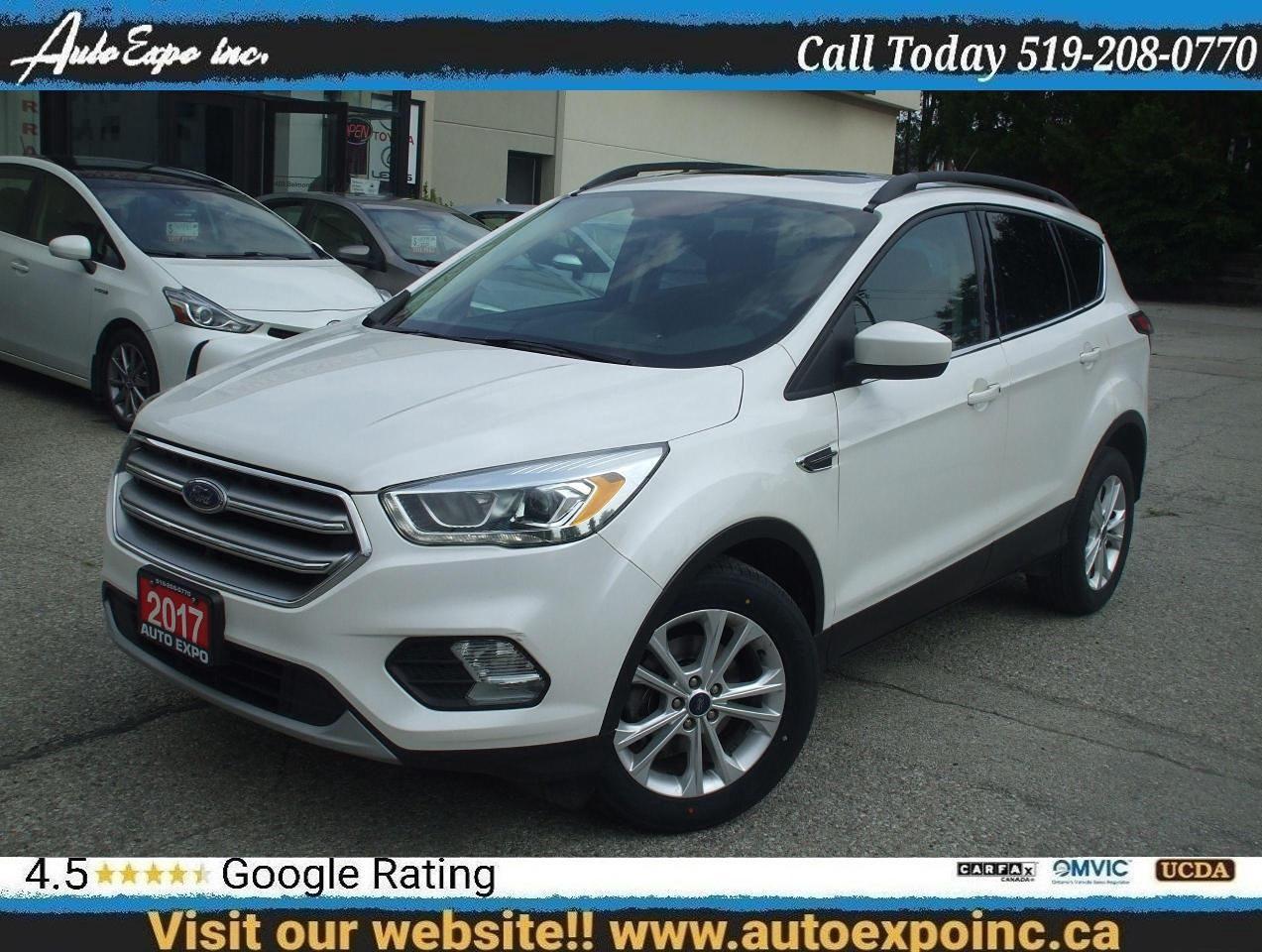 2017 Ford Escape SE,Leather,Sunroof,GPS,Bluetooth,Certified,Alloys