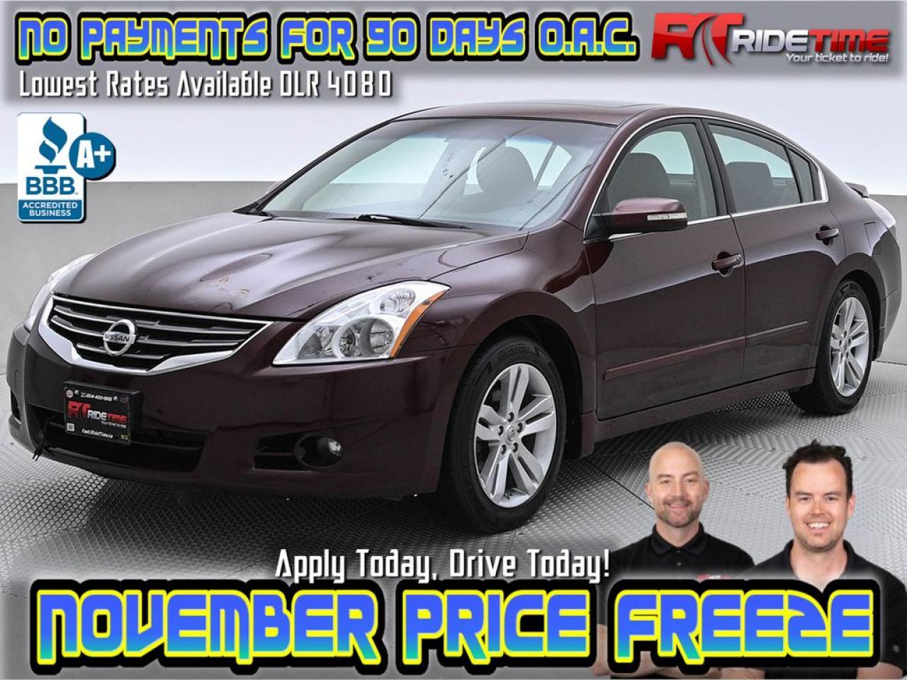 Used 2012 Nissan Altima 3.5 S for sale in Winnipeg, MB