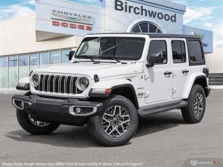 New 2024 Jeep Wrangler Sahara Factory Order - Arriving Soon | Body–colour Freedom Top 3–piece modular hardtop for sale in Winnipeg, MB