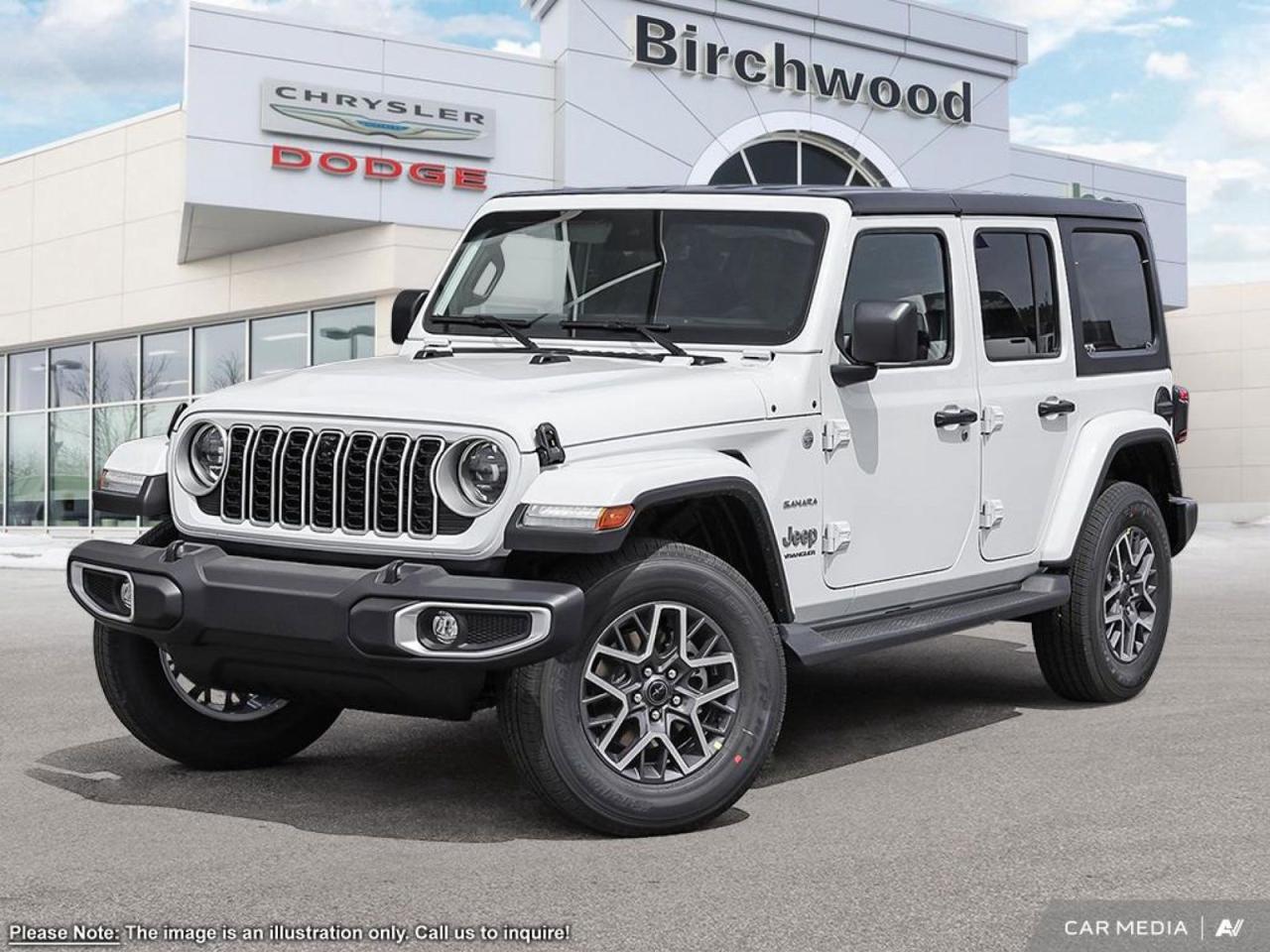 New 2024 Jeep Wrangler Sahara Body–colour Freedom Top 3–piece modular hardtop for sale in Winnipeg, MB